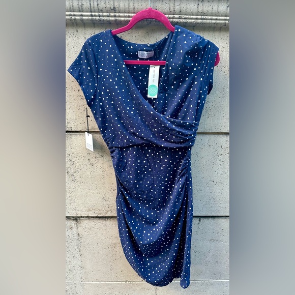 🆕🔖 Susana Monaco Stitch Fix✨Evalyn Knit Dress✨Galaxy Inkwell Navy✨Small✨NWT! - Picture 11 of 11